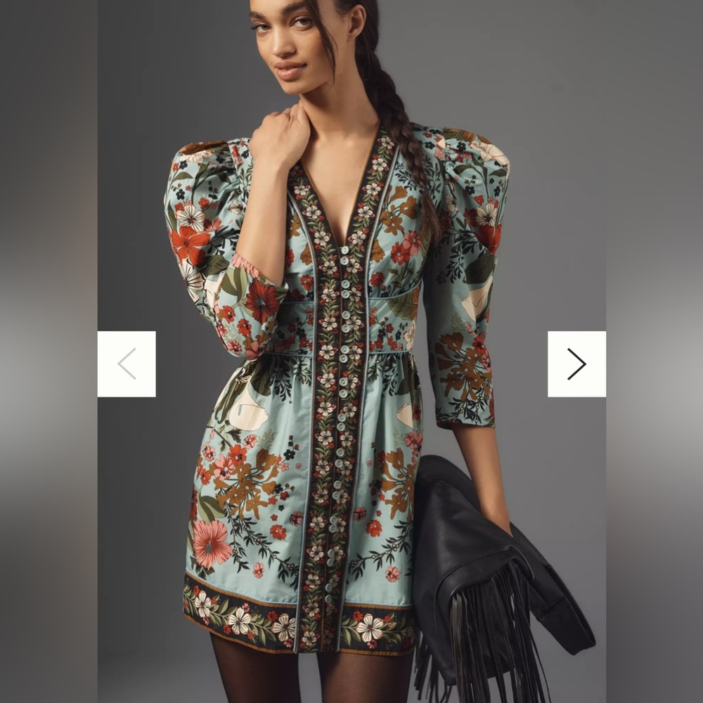 Blue Beauty Bouquet Dress